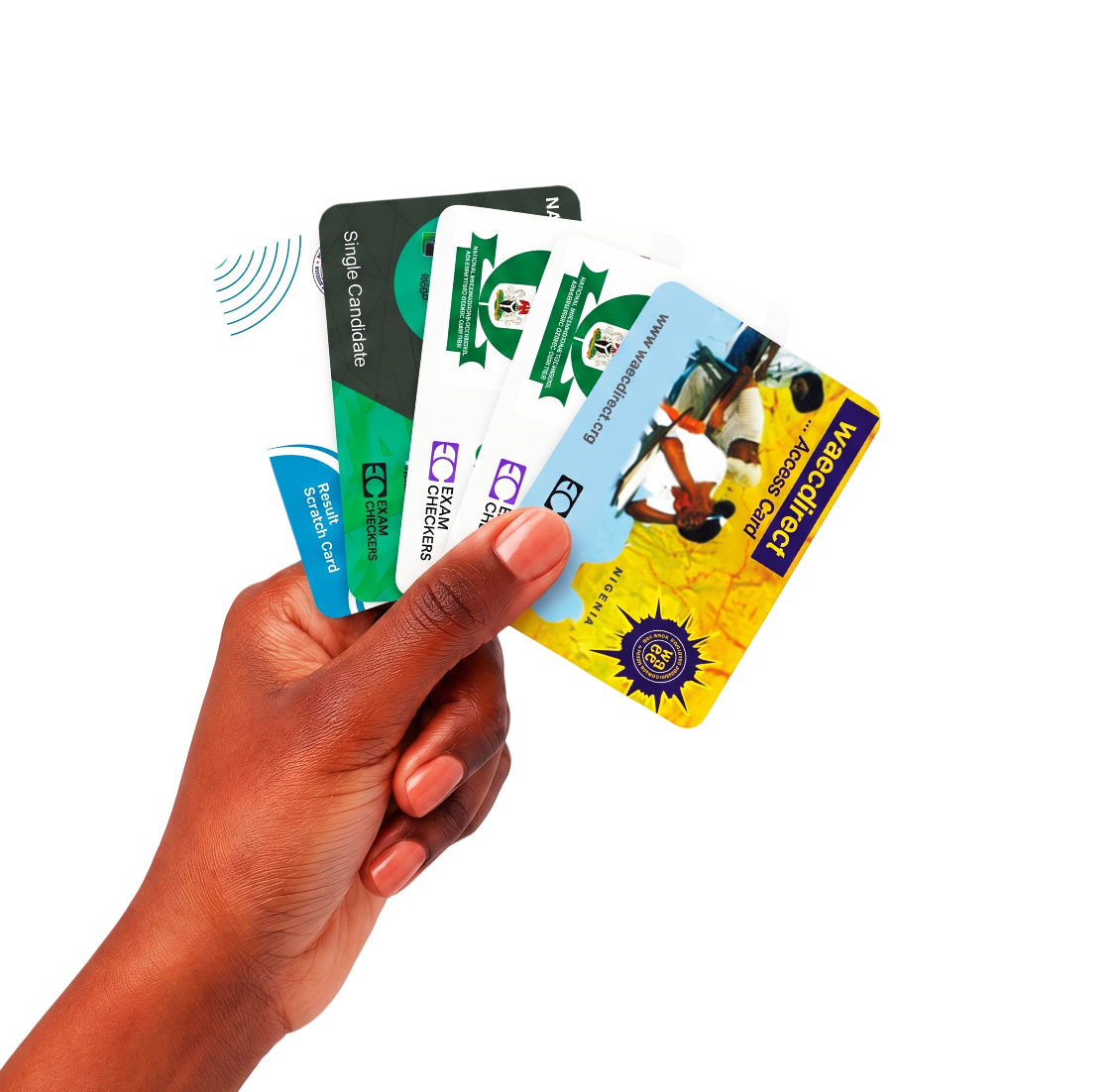 Exam cards ready for instant purchase